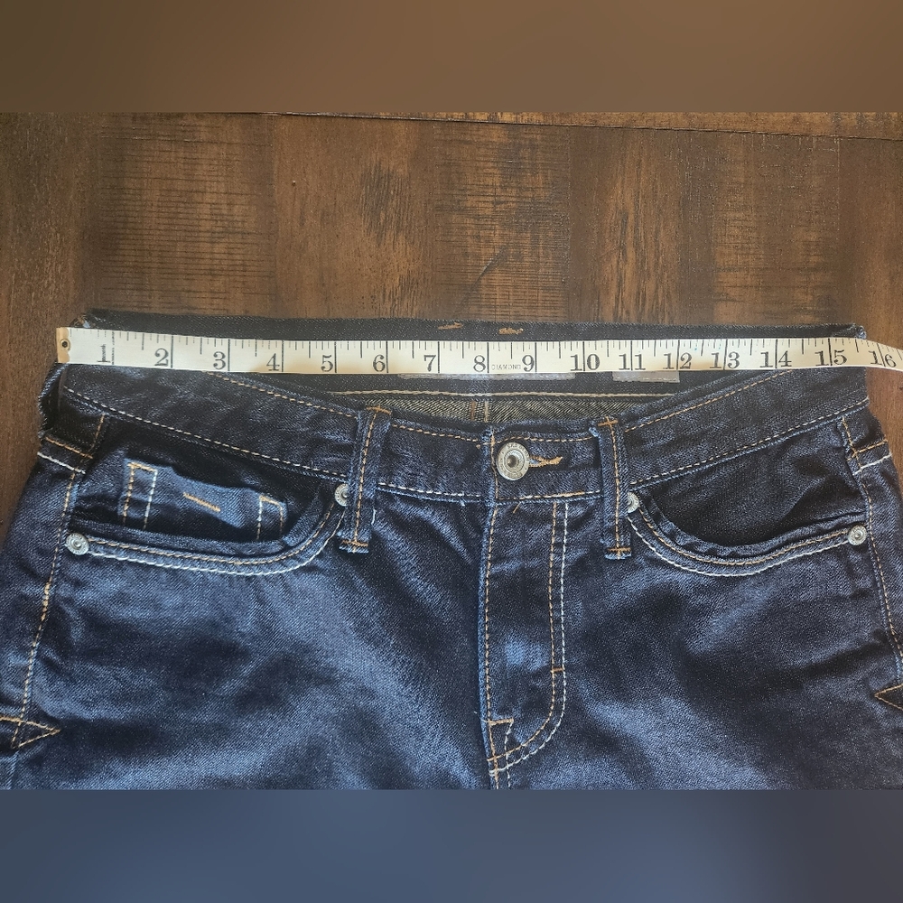 Men's BKE Dark Wash Aiden‎ Straight 31L Jeans - Picture 7 of 10